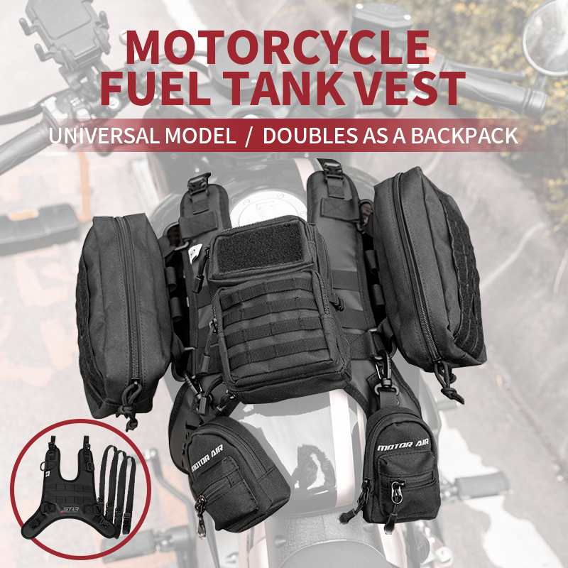 Motorcycle Gear Online - SFK Motorcycle Oil Tank Vest Front
