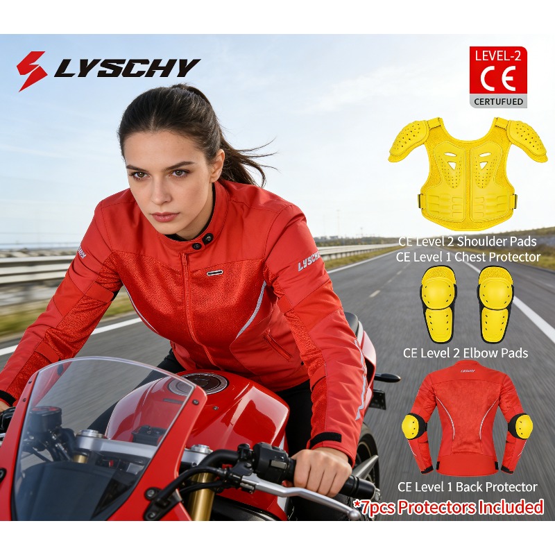 Motorcycle Gear Jacket Women - Women's Mesh Motorcycle Riding Jacket Summer
