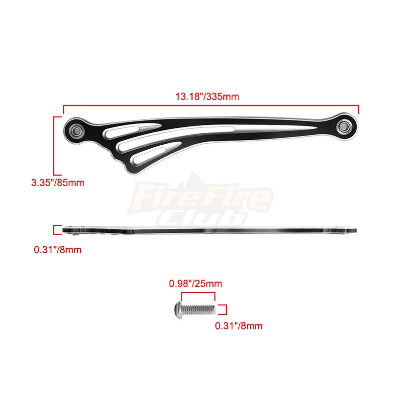 Black Motorcycle Wing CNC Gear - Motorcycle Gear Harley Davidson review and price