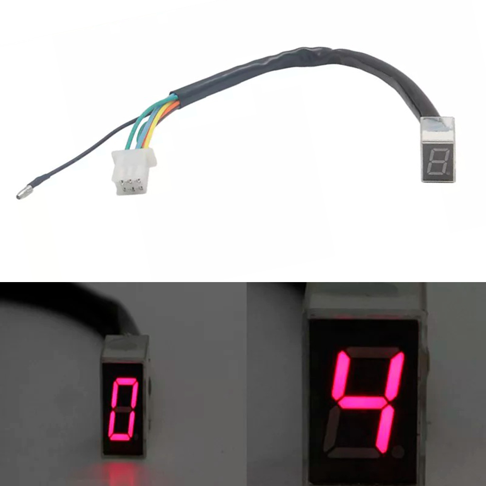 Red Display Color Gear Shift S - Motorcycle Gear Indicator Install review and price