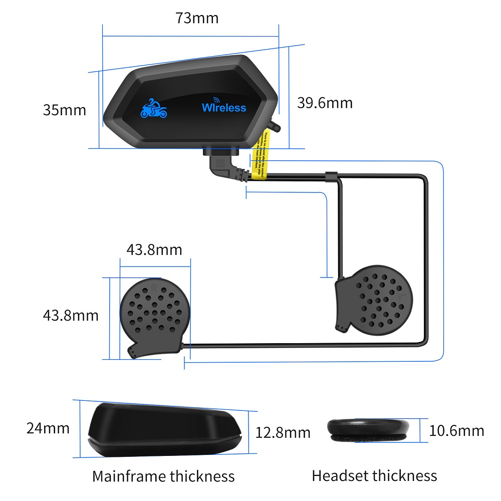 Motorcycle Intercom Helmet Hea - Intercom Headset Helmet review and price