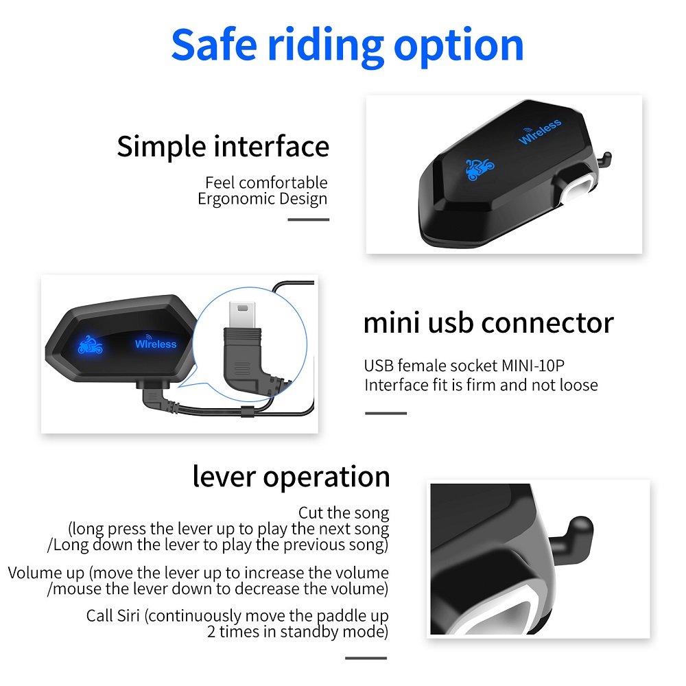 Motorcycle Intercom Helmet Hea - Intercom Headset Helmet review and price