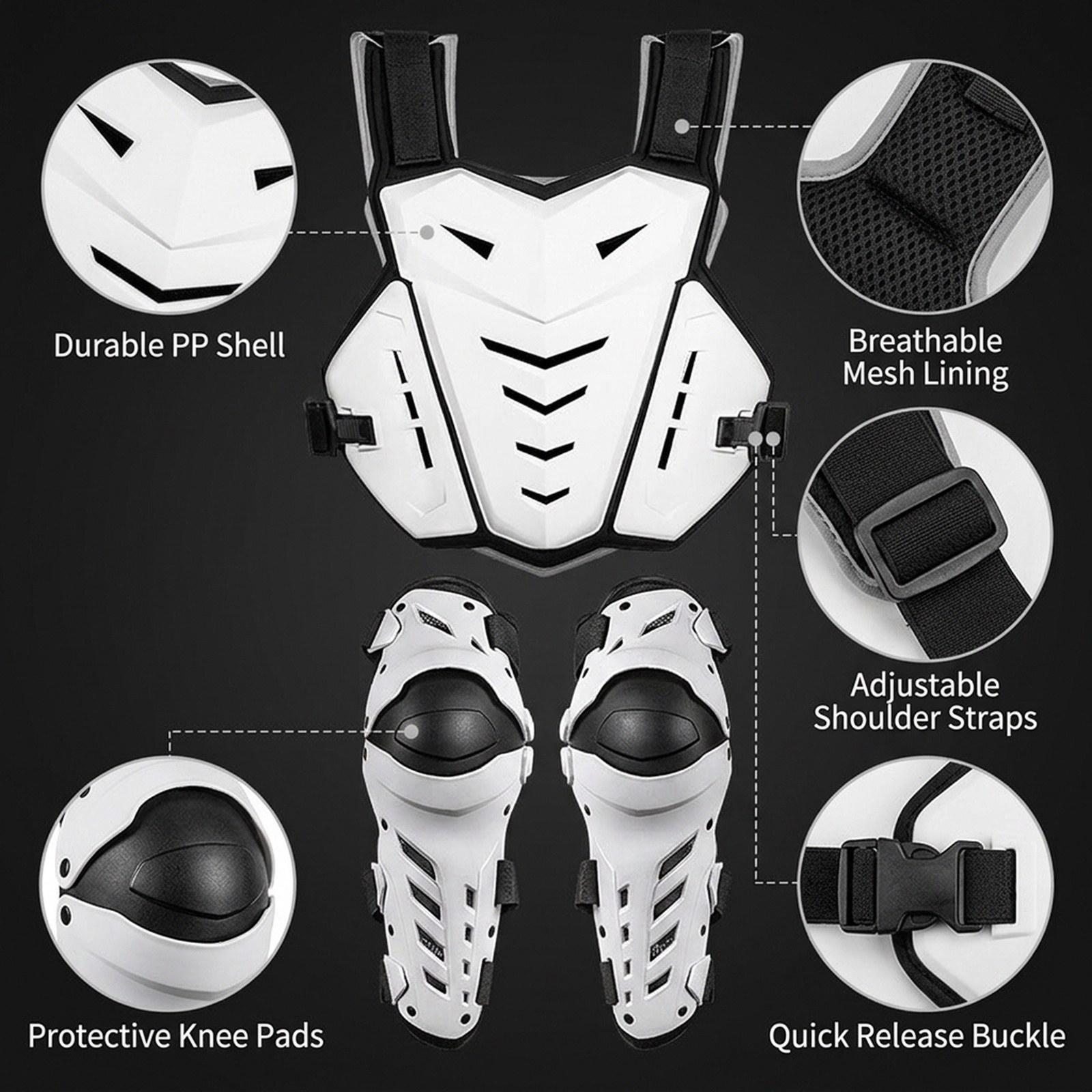 Ergonomic Chest Protector Knee - Motorcycle Gear Jacket Women review and price